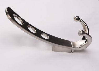 Classic Design Durable Coat Rack Clothes Hanger Hooks Double Brushed Nickel
