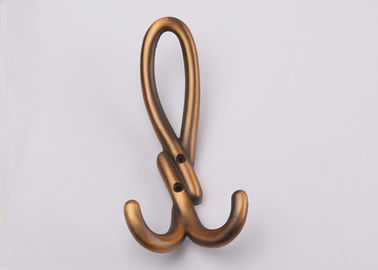 Twist Shape Coat Rack Clothes Hanger Hooks Double Hooks Antique Copper